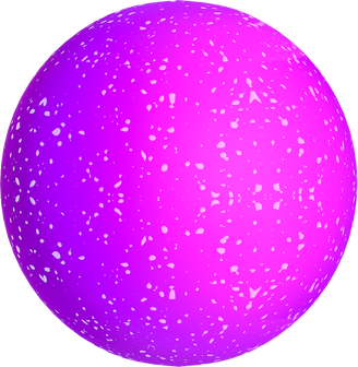 Vibrant Blocky 3D Shape Textured Sphere